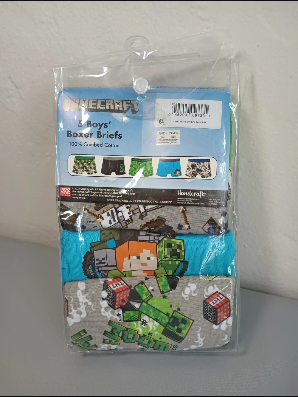 Minecraft Boys' Boxer Briefs Underwear